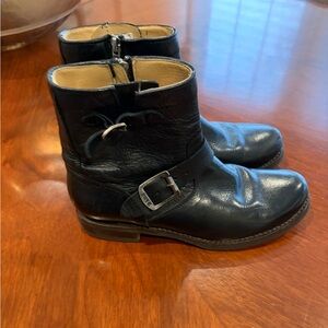 Frye Black Leather Boots Womens US 9